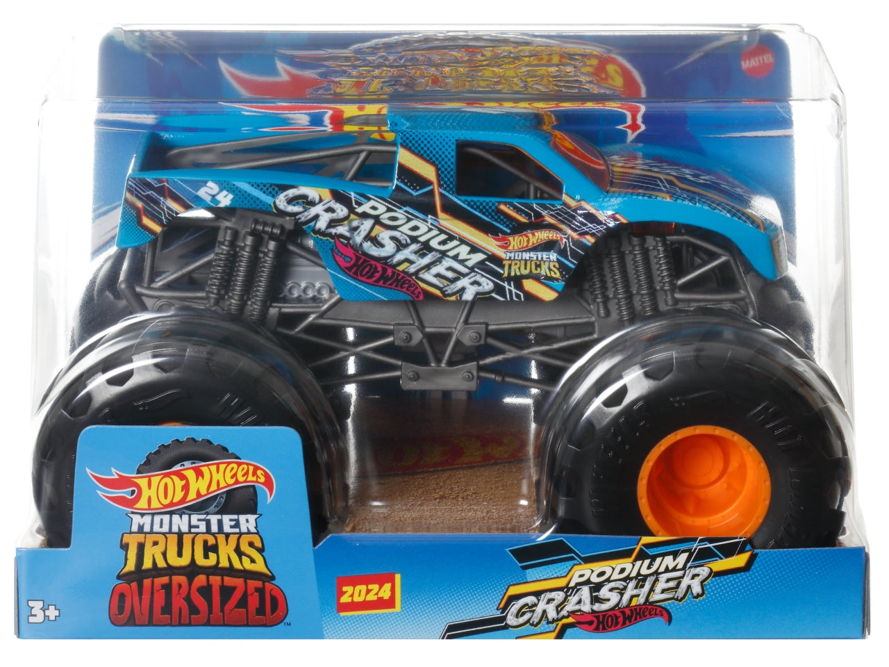 Monster Truck Scala 1:24: Giocattolo Multicolor per Bambini di 3+ Anni - Hot Wheels - Mattel
