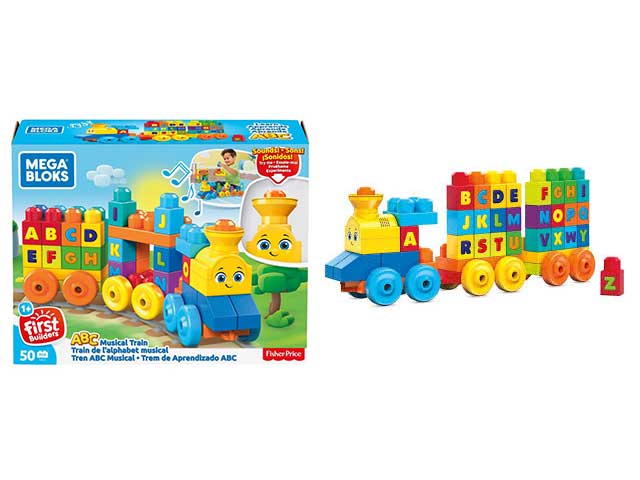 Mega bloks impara treno suoni fwk22