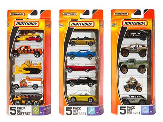 Matchbox veicolo 5pz c1817-0