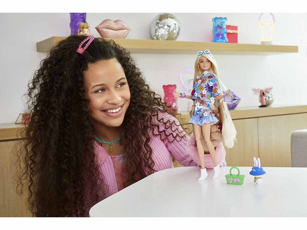 Barbie extra giacca blu gyj78 Â§ 5 $