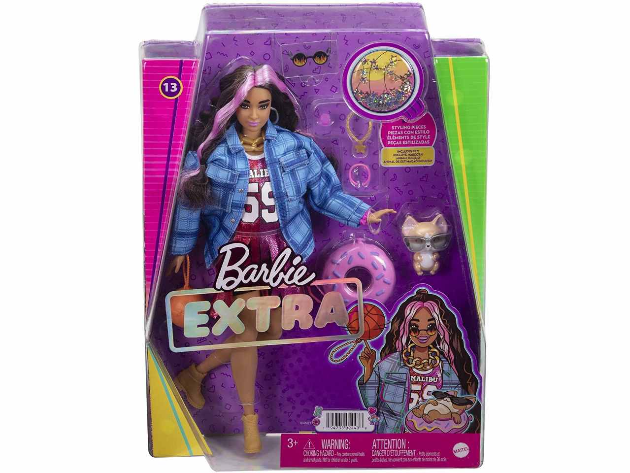 Barbie extra giacca blu gyj78 Â§ 5 $