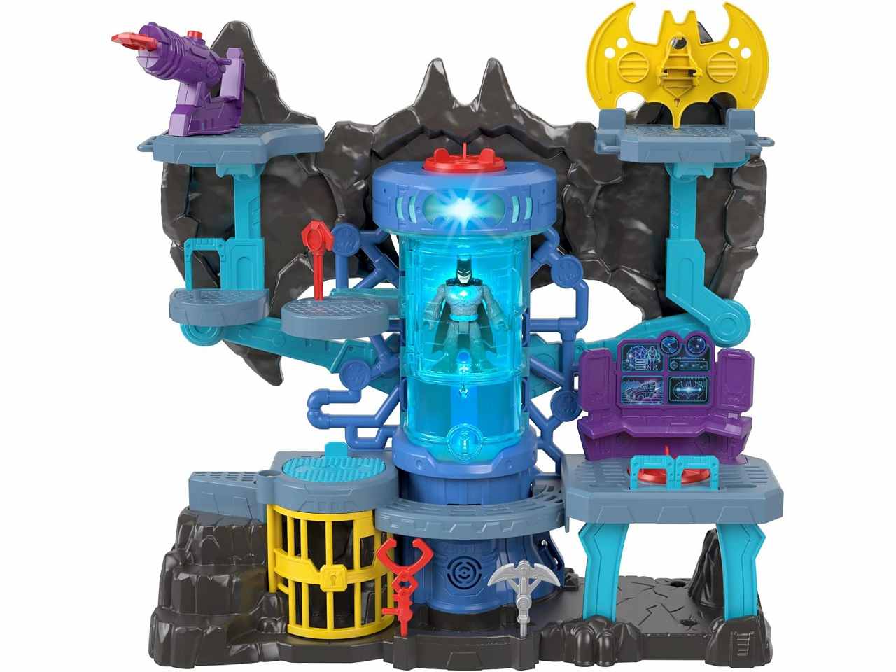 Imaginext  dcsf batcaverna bat tech  gy