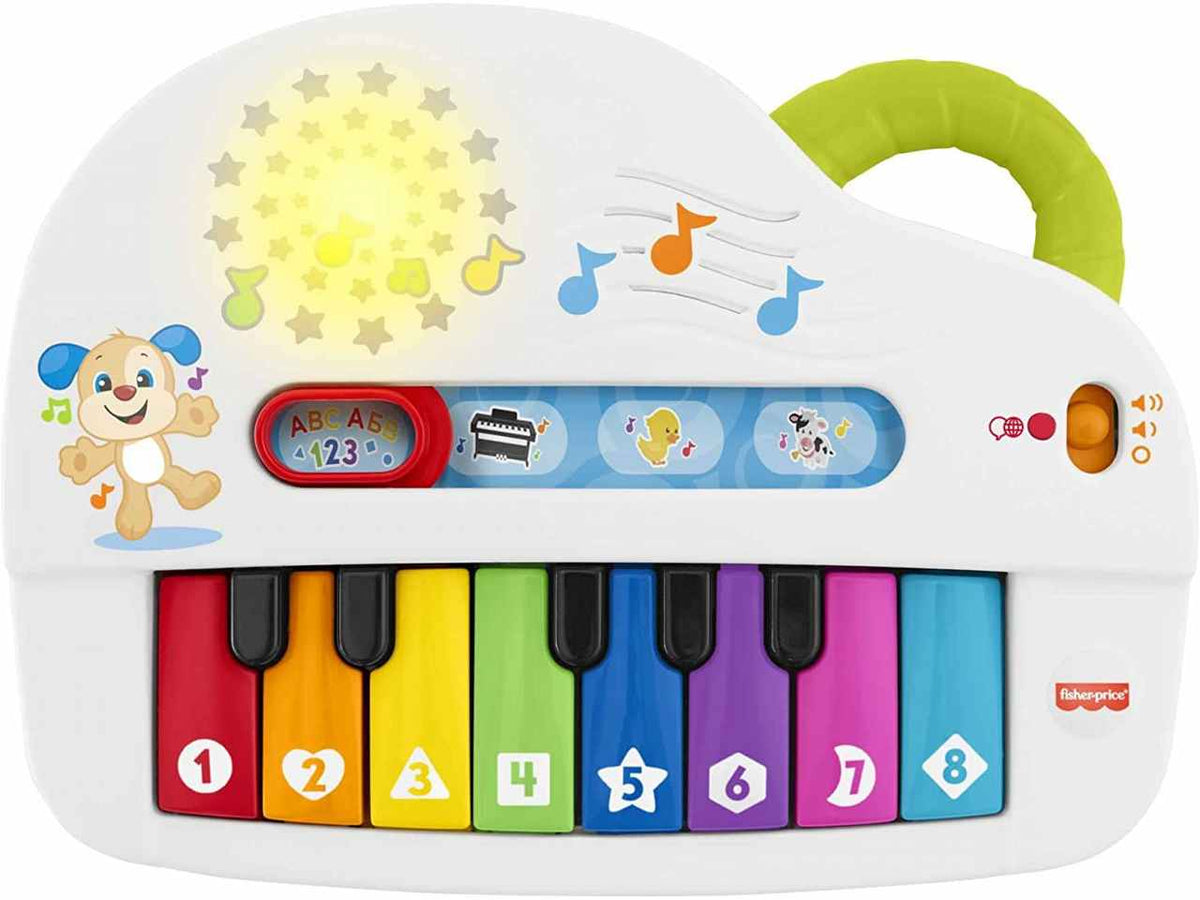 Fisher Price pianoforte di cagnolino multilingua