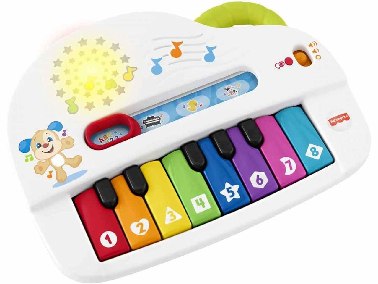 Fisher Price pianoforte di cagnolino multilingua
