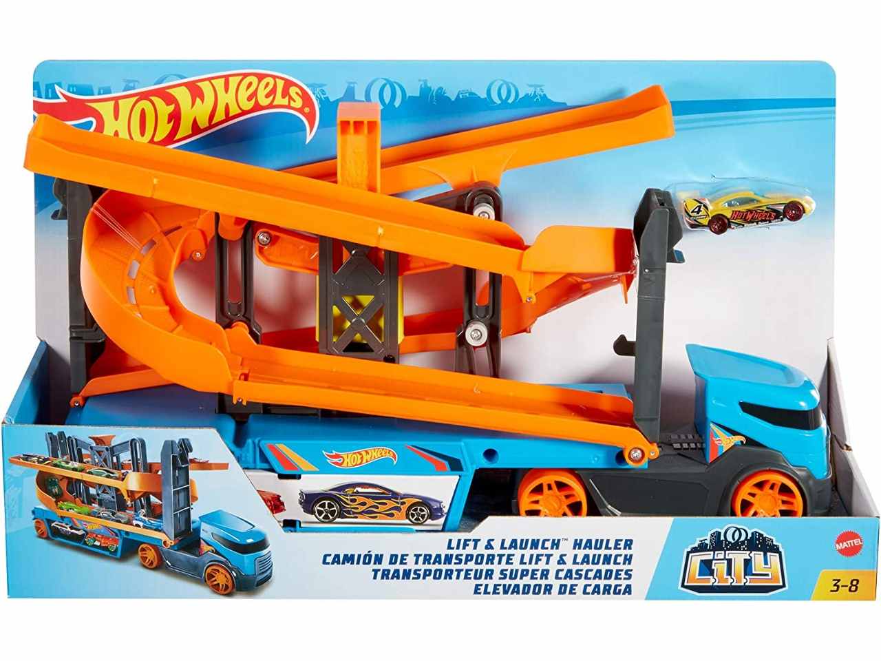 Hot wheels lift& launch hauler