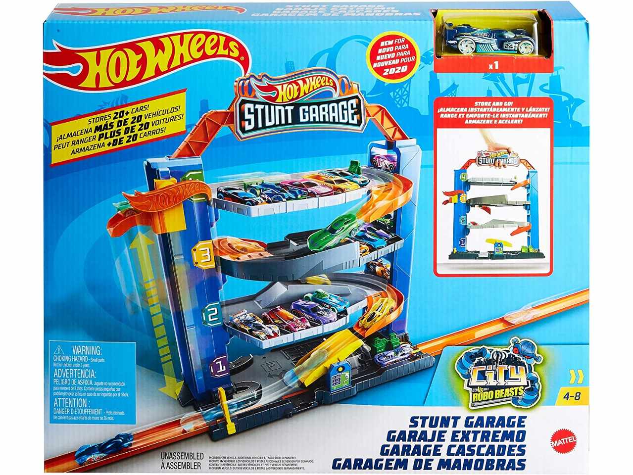 Hot whhels city garage acrobazie $