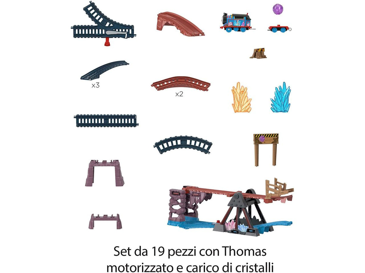Thomasfriends set avventure grotte di cristallo