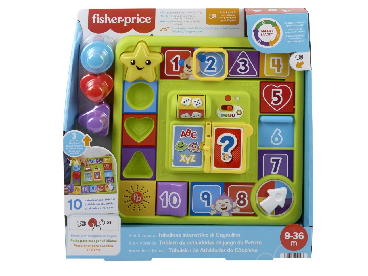 Mattel fisher-price pannello interattico di cagnolino