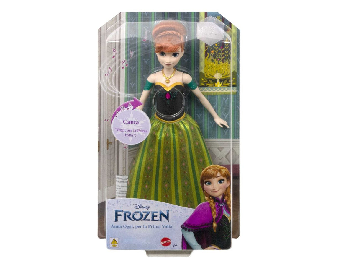 Fashion doll mattel  disney frozen bambola cantante anna oggi, per la prima volta $