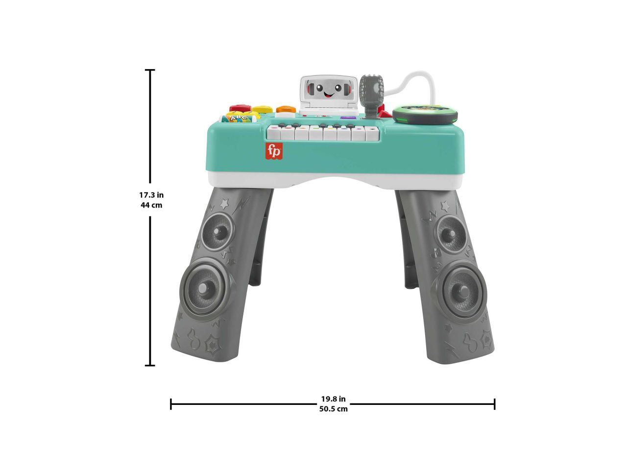 Mattel fisher-price tavolino dj musica & remix