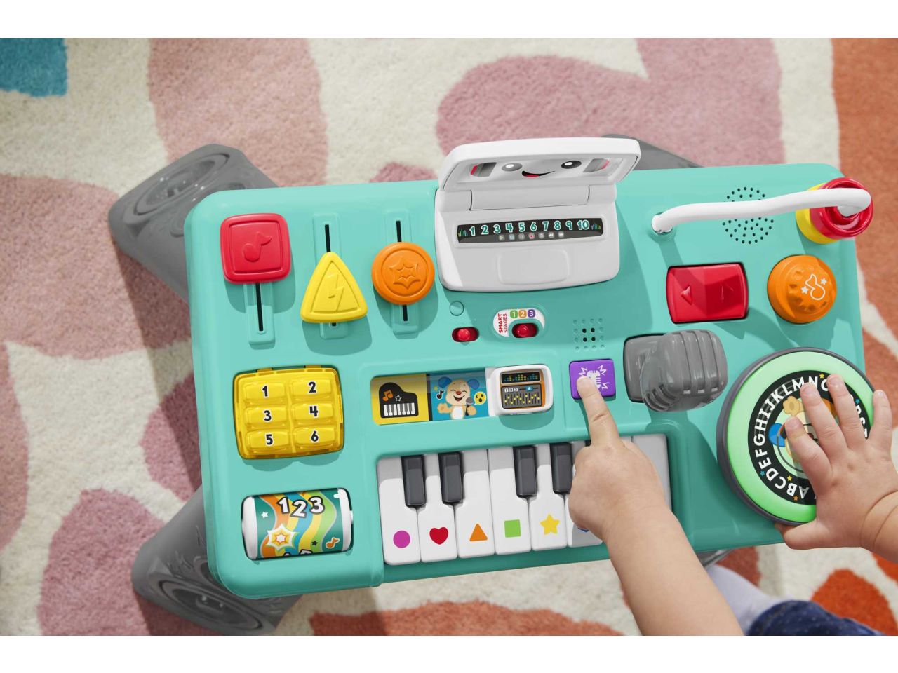 Mattel fisher-price tavolino dj musica & remix