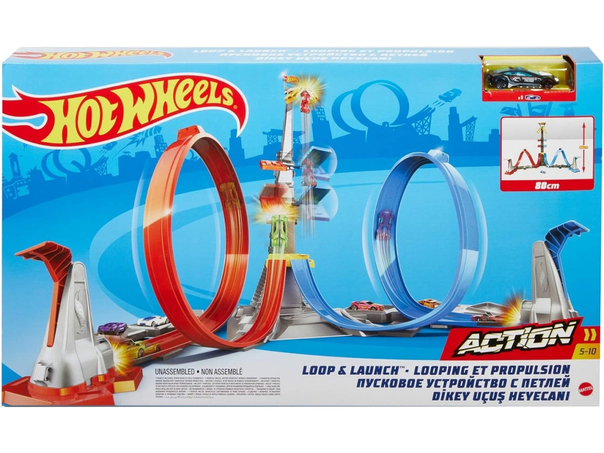 Pista hot wheels action loop & launch