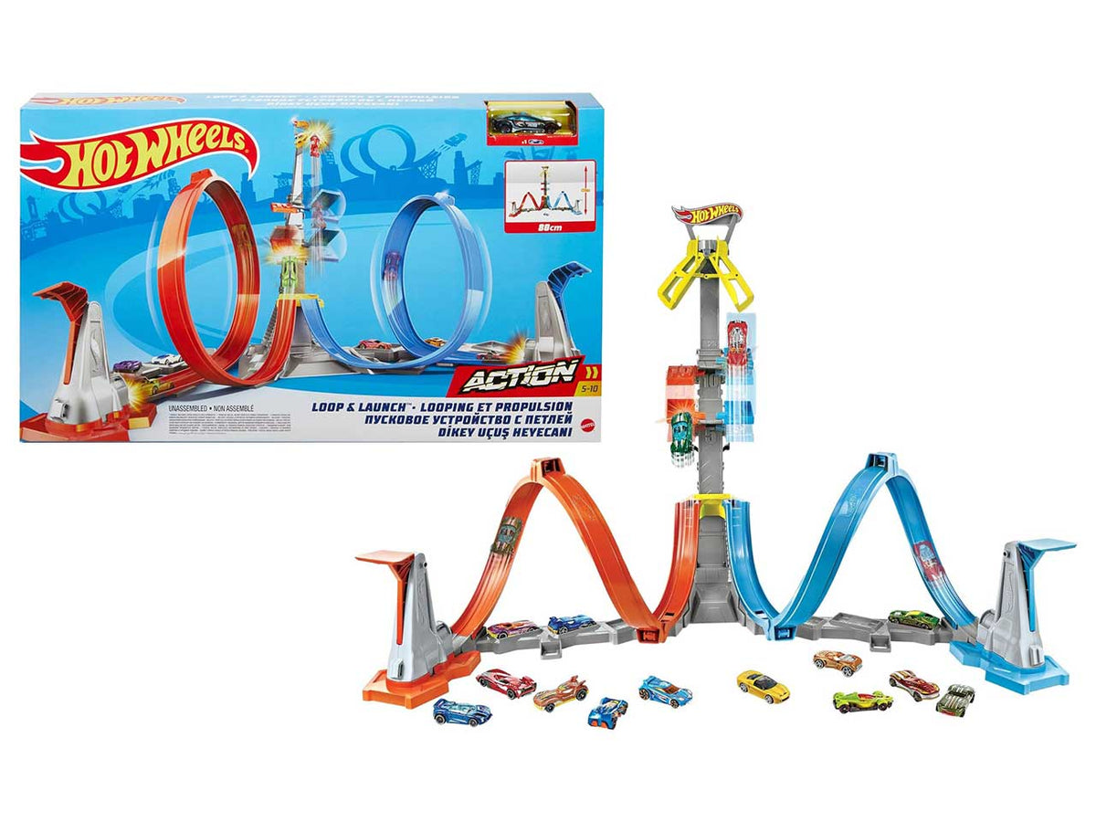 Pista hot wheels action loop & launch