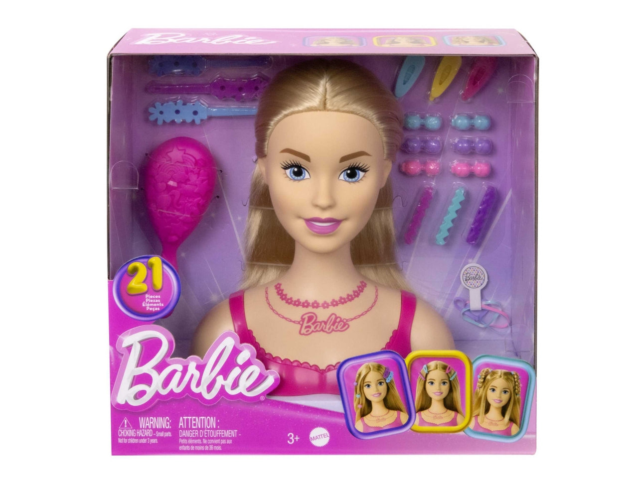 Barbie value styling head $