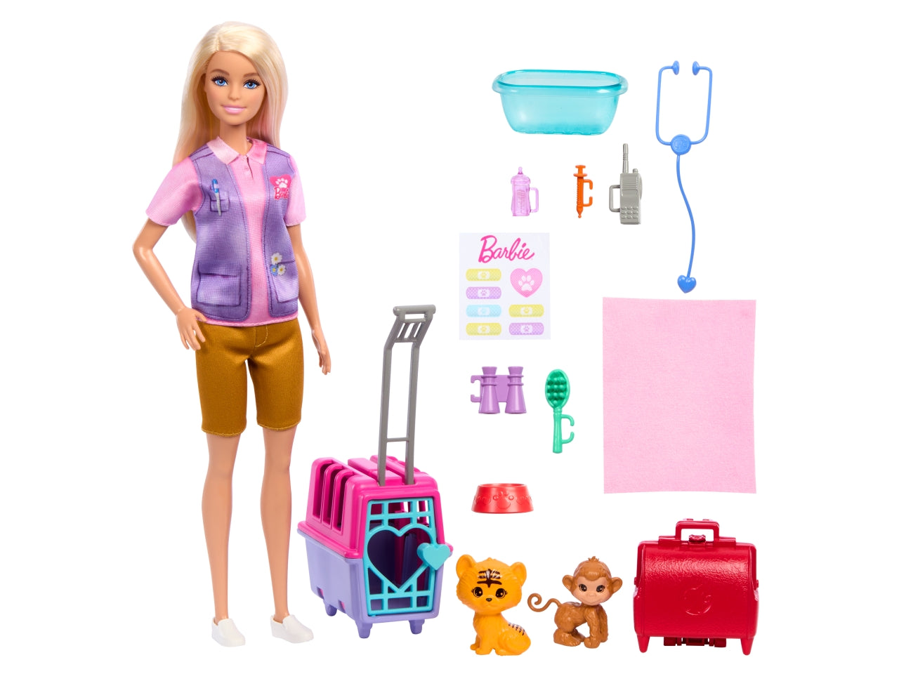 Barbie doll and accessories