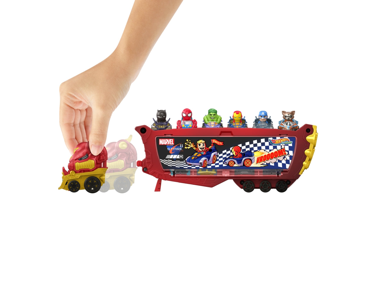 Hotwheels marvel iron man hauler