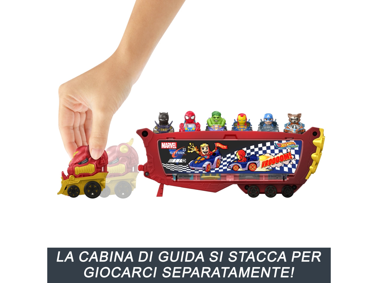 Hotwheels marvel iron man hauler