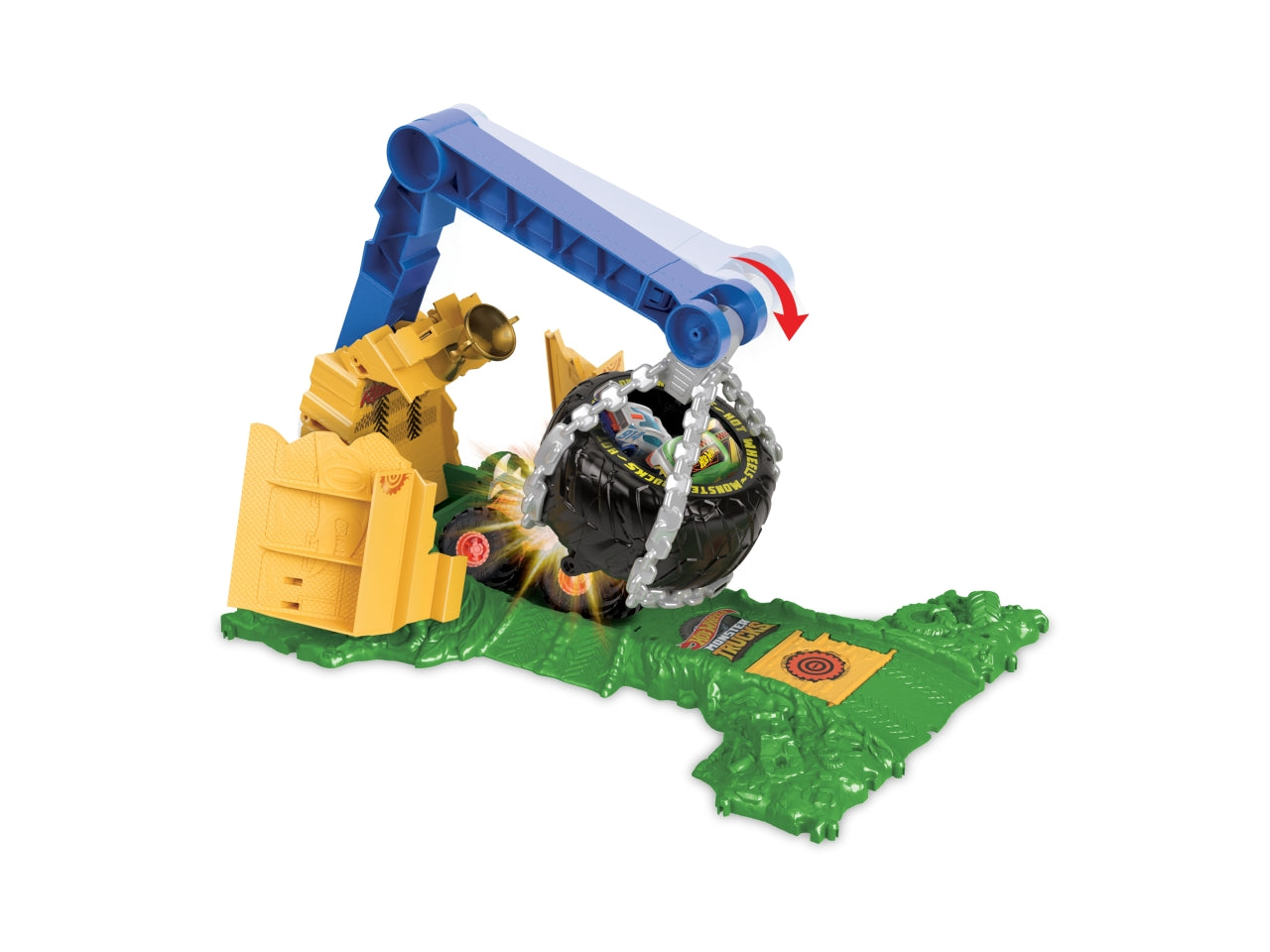 Hotwheels monster trucks sfida demolizione del carico