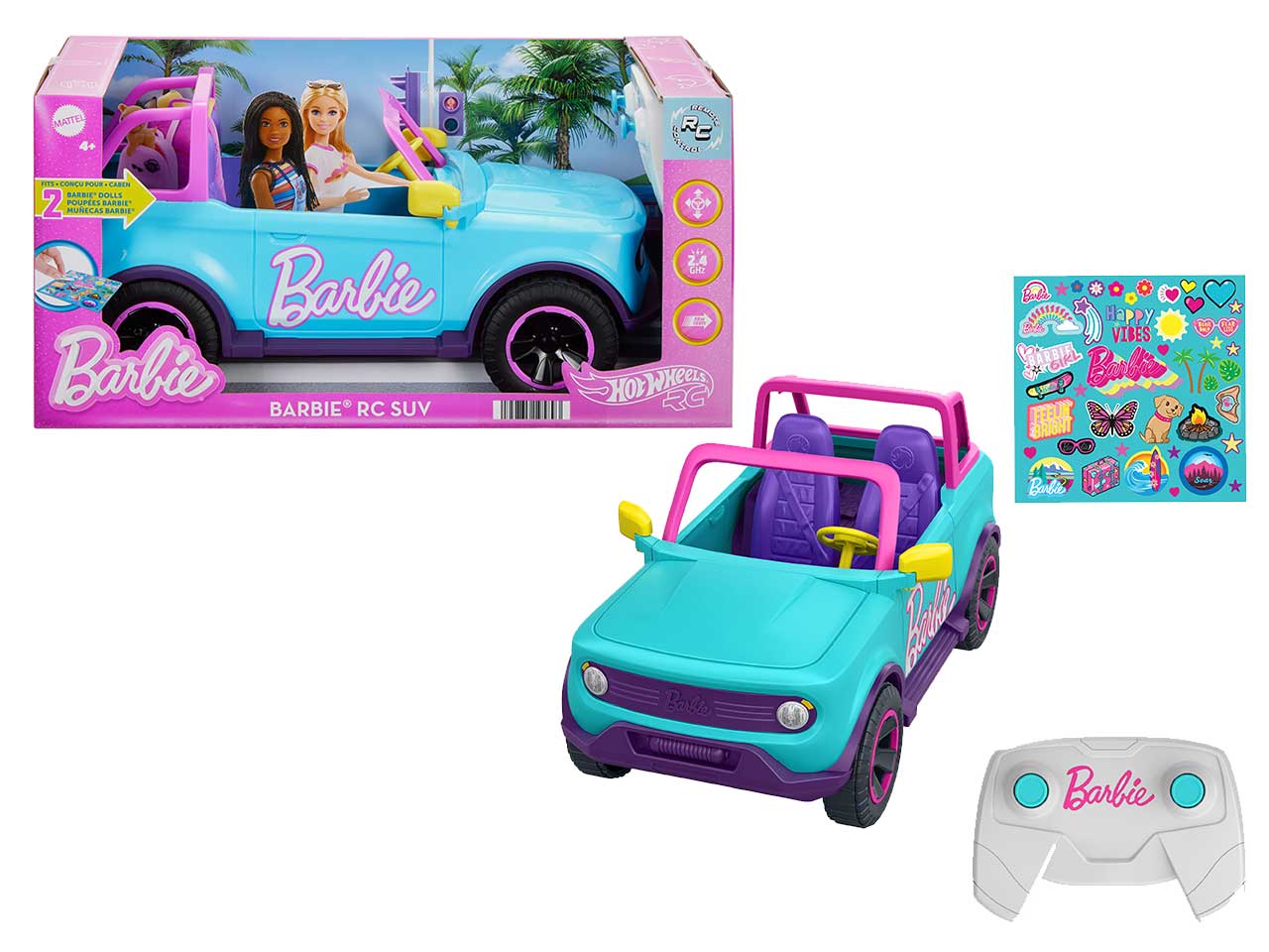 Hotwheels barbie suv r/c 1:12