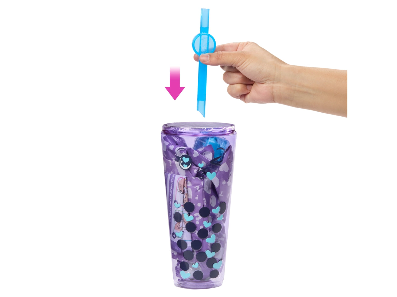 Barbie Pop reveal bubble, bambole casuali per bambine 11cm 3+ Mattel