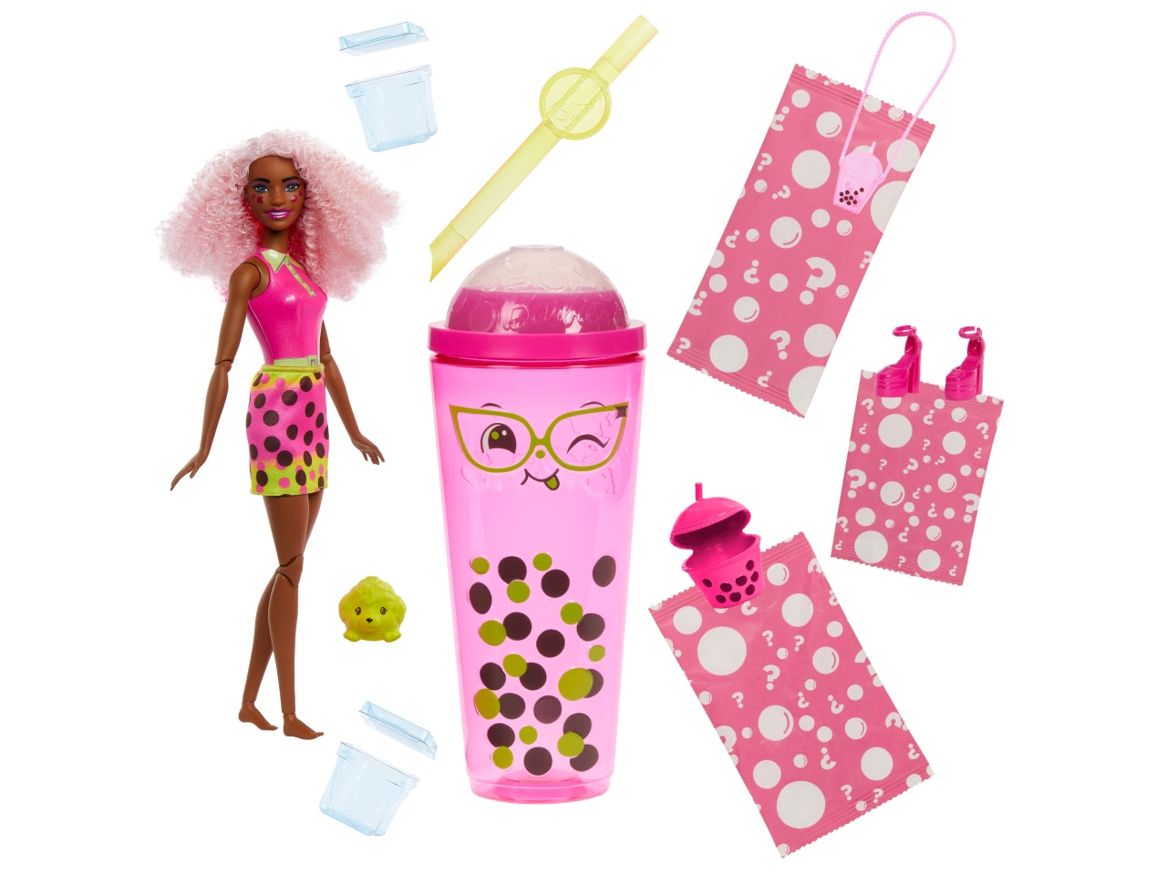 Barbie Pop reveal bubble, bambole casuali per bambine 11cm 3+ Mattel
