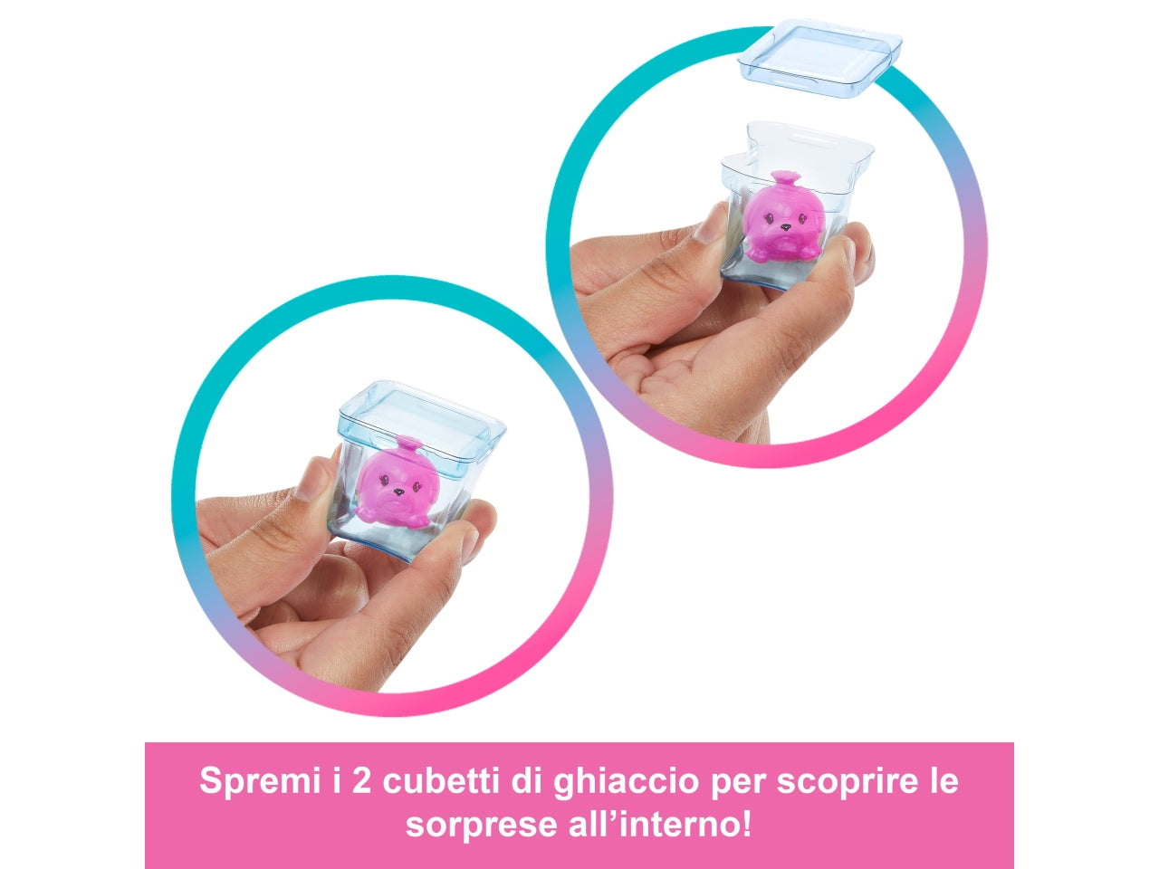 Barbie Pop reveal bubble, bambole casuali per bambine 11cm 3+ Mattel