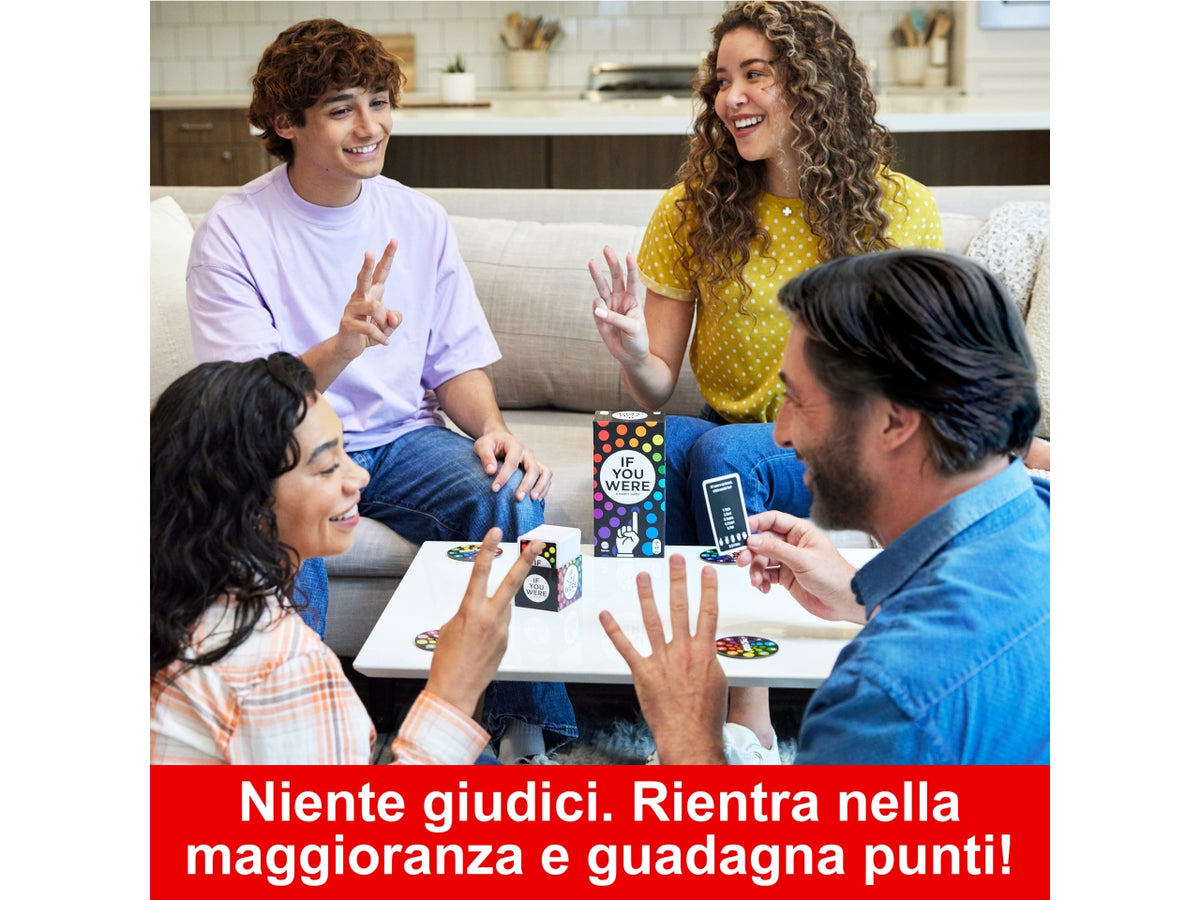 Ma se fossi... Party game, Gioco da tavola di carte per adulti 18+  Mattel