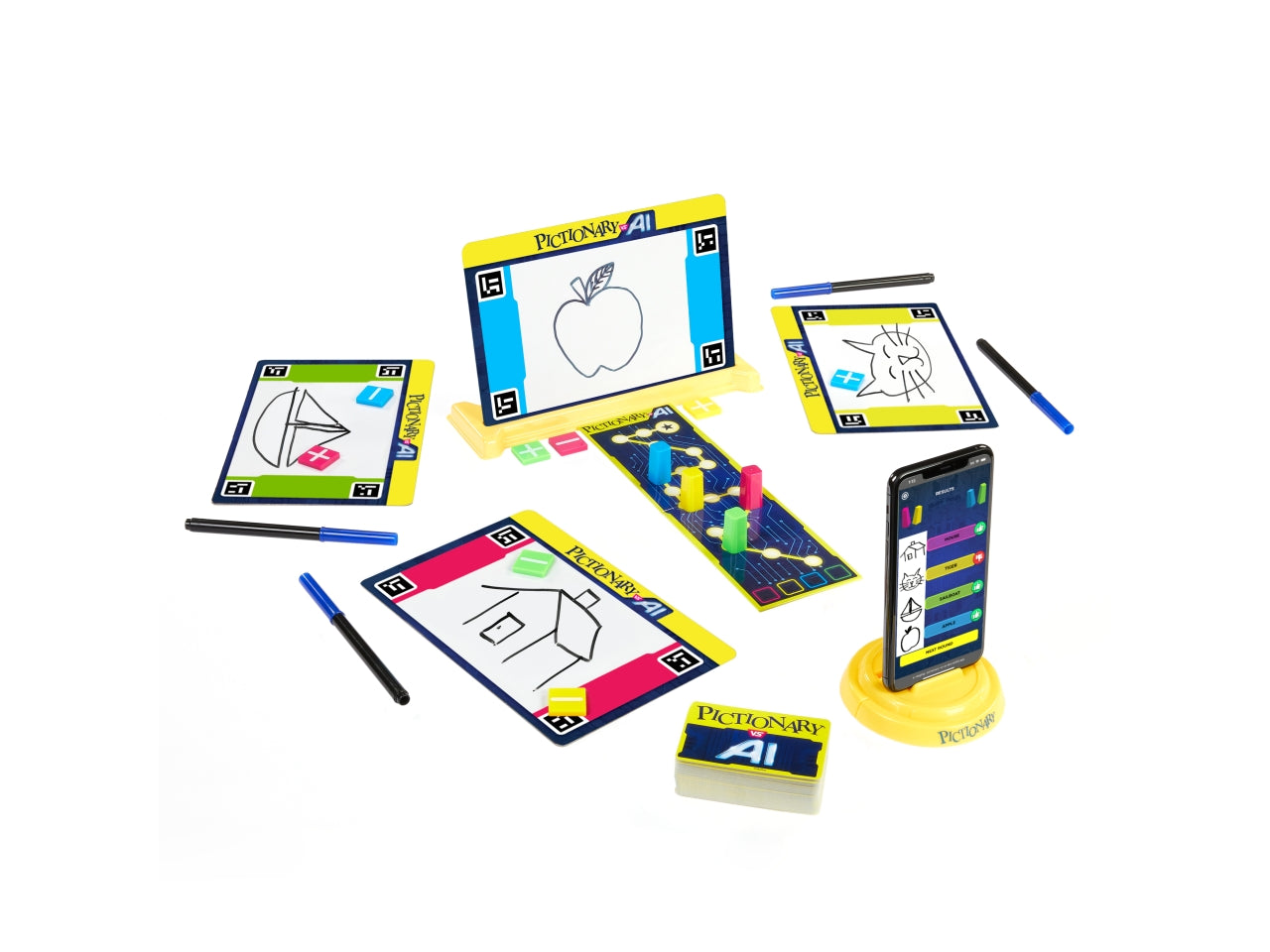 Pictionary vs AI, Lavagnetta da disegni per bambini con IA  8+ Mattel $