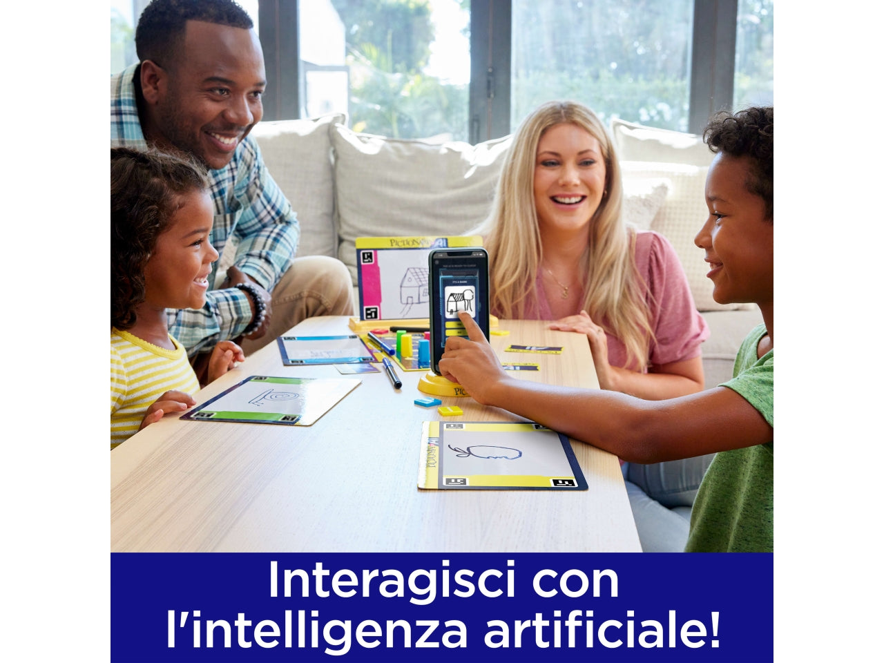 Pictionary vs AI, Lavagnetta da disegni per bambini con IA  8+ Mattel $