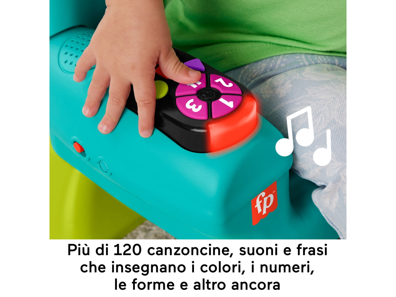 Laugh & Learn, Sedia giocattolo interattiva per bambini 1+  Fisher Price