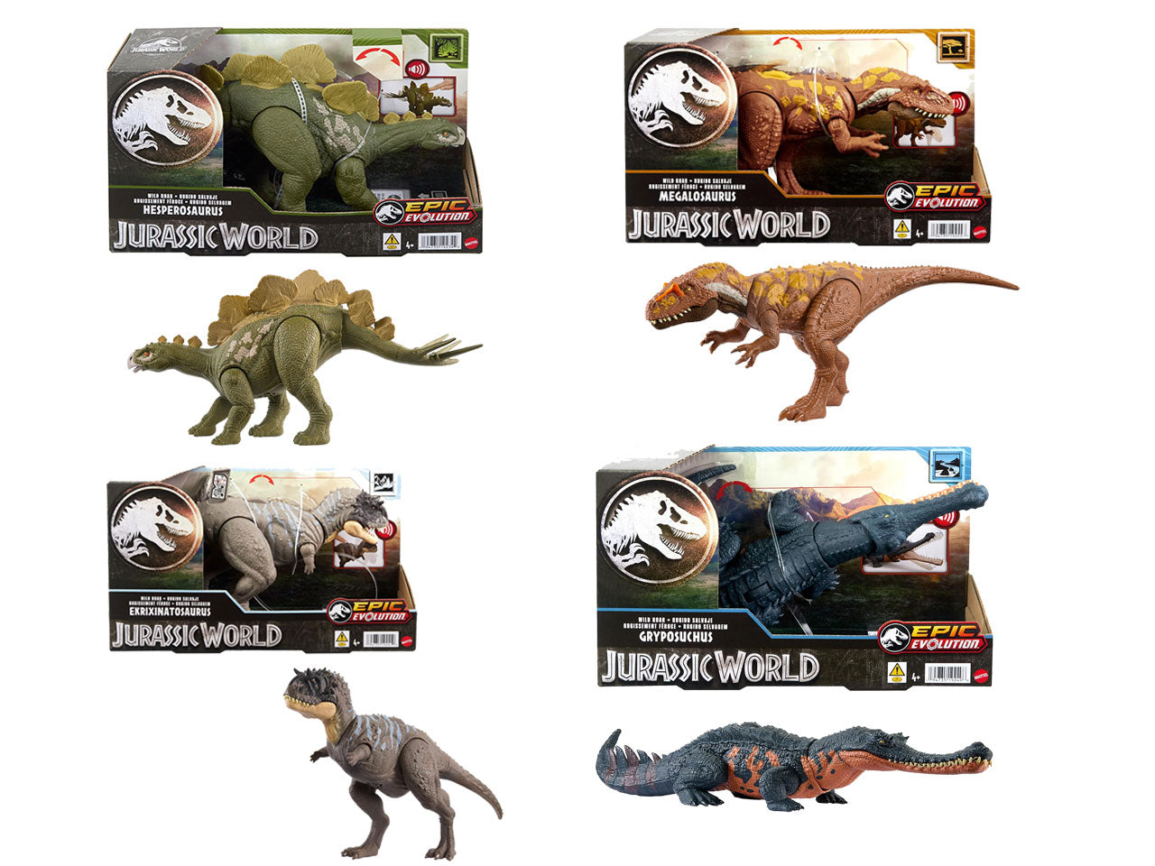 Jurassic W ruggito selvaggio assortiti