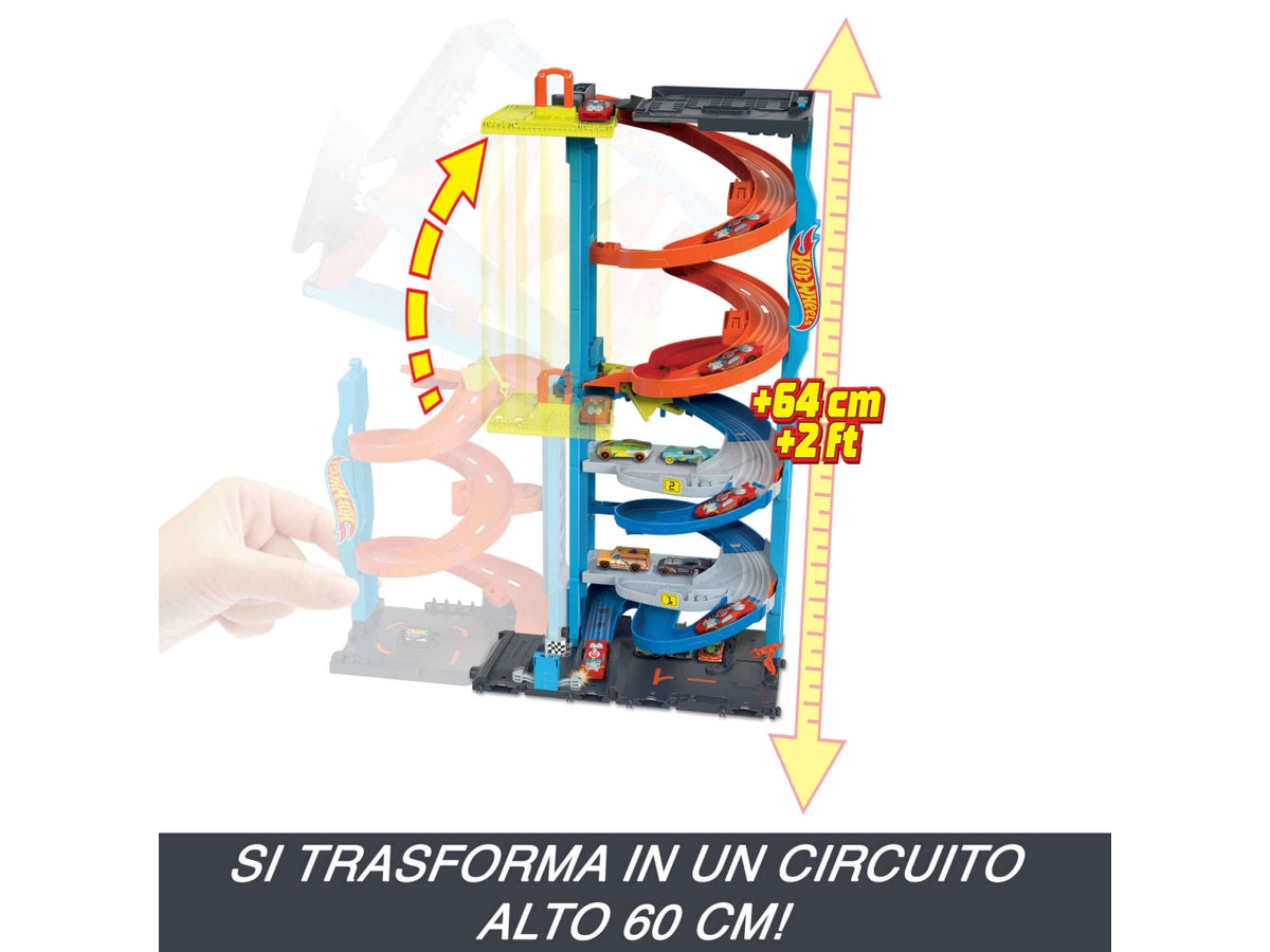 Hot Wheels City Garage "Torre Trasformabile" Playset | Mattel