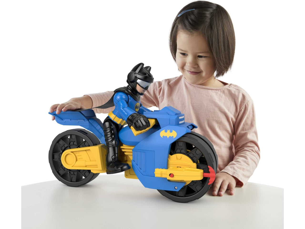 Giocattolo Batman Imaginext DC Super Friends Batmoto XL e Batman | Mattel