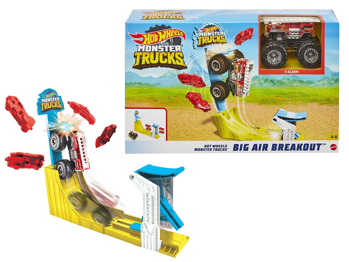 Hot wheels monter trucks big air playset Mattel
