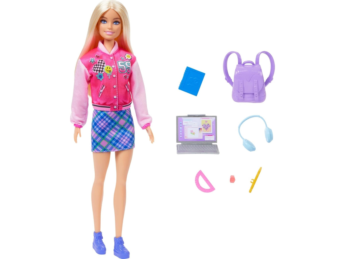 Barbie doll con accessori scuola | Mattel $
