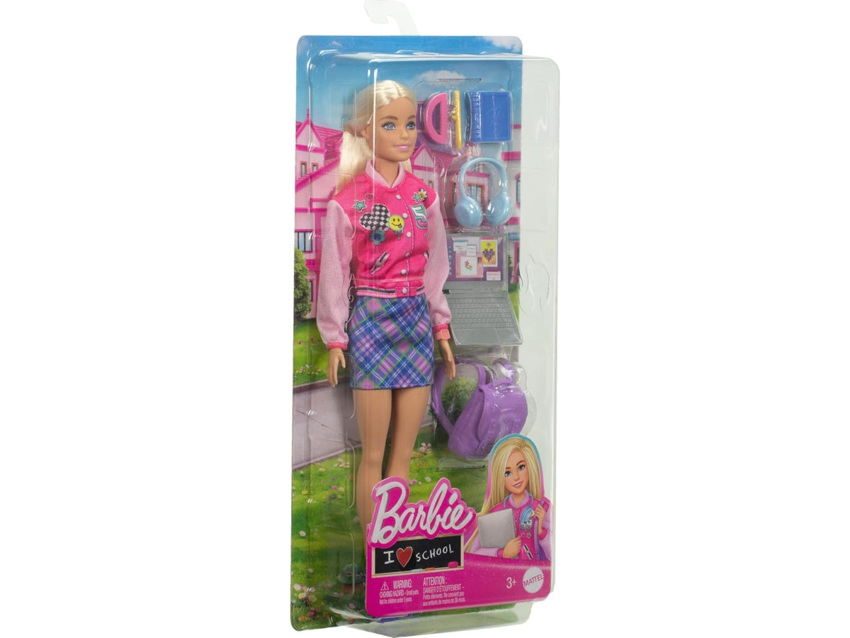 Barbie doll con accessori scuola | Mattel $