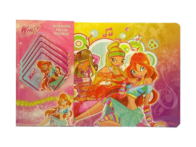Tovaglietta americana set 4 pezzi winxs
