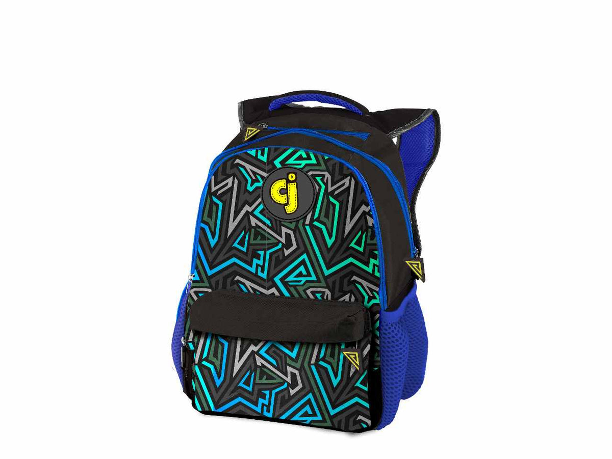 Zaino per la scuola blu in tessuto 44x38x20cm 600 g - 1 zaino$