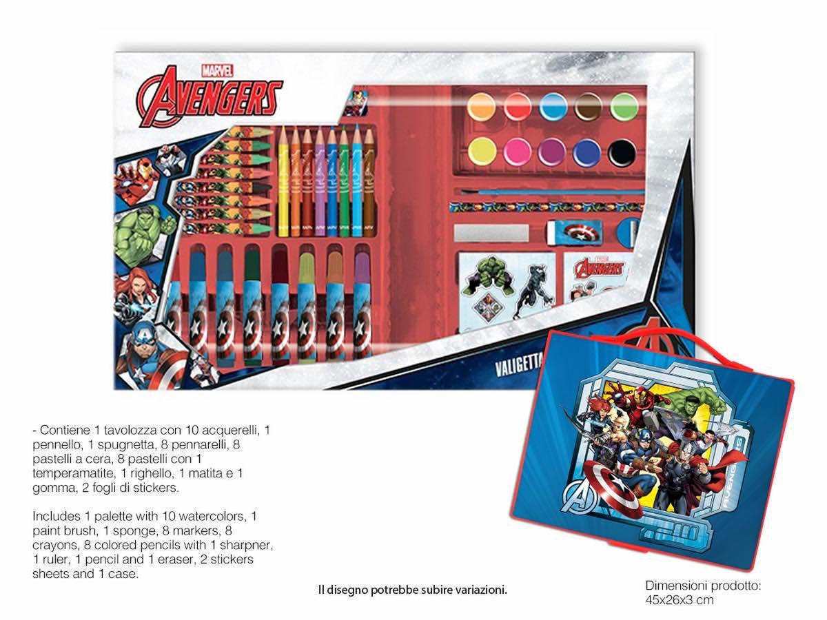 Avengers valigetta colori 52pz av0826