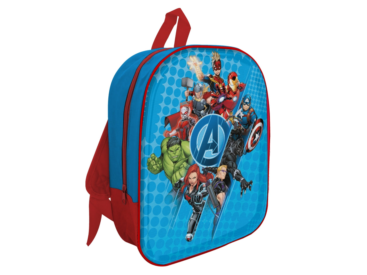 Zaino asilo Avengers 3d azzurro e rosso - Mc Group