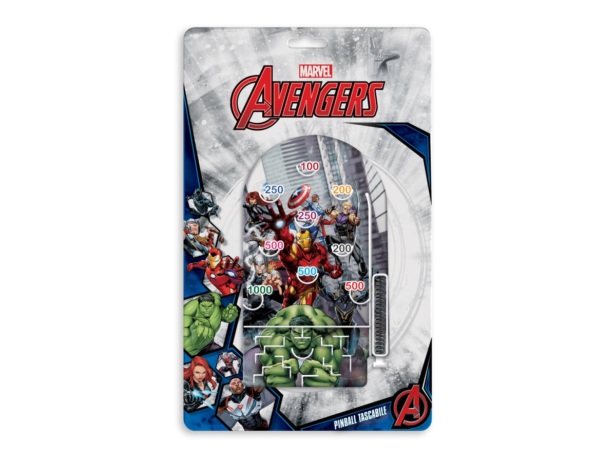 Flipper tascabile Avengers bambino 9x16x1 cm