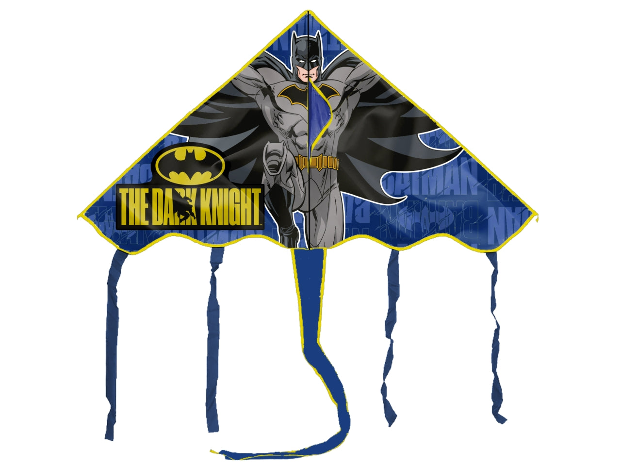 Aquilone per bambino Batman DC etÃ  3+ blu e nero in plastica 95 cm