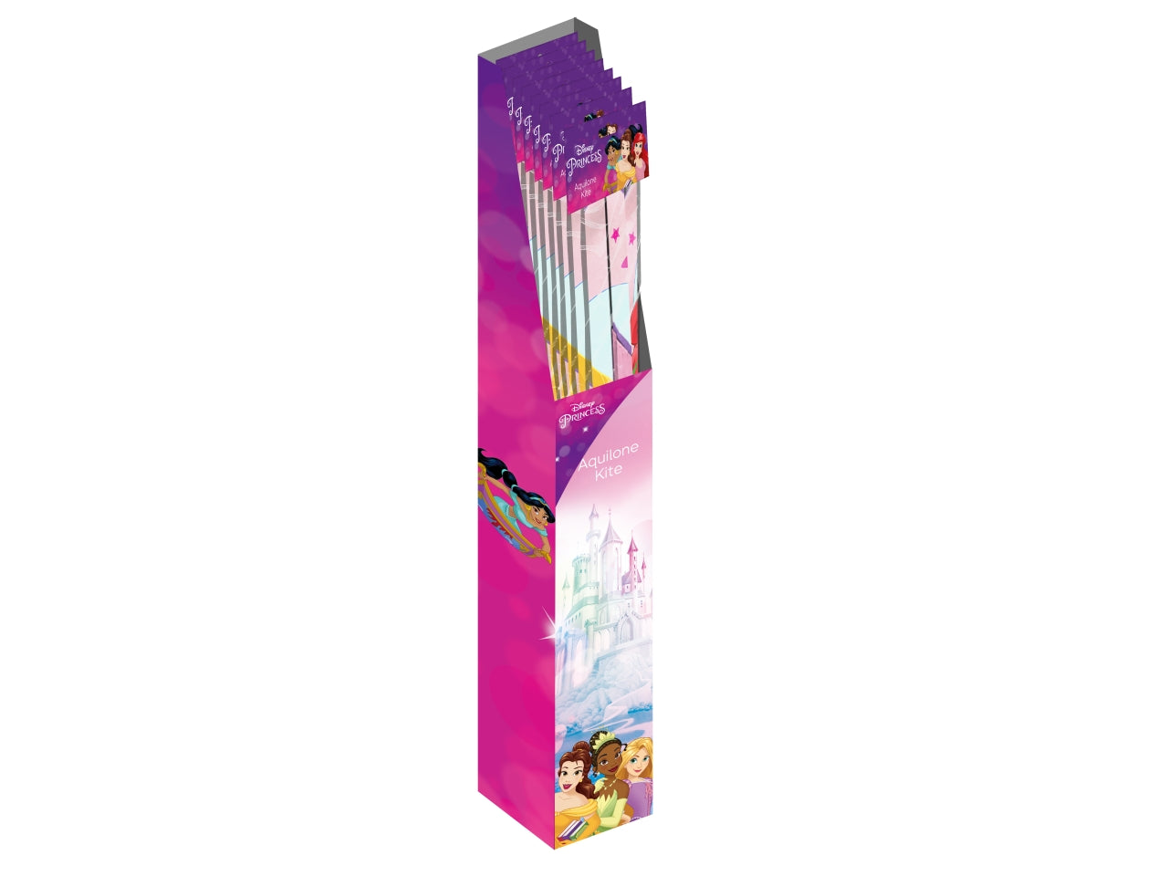 Aquilone per bambina Principesse Disney etÃ  3+ rosa e viola in plastica 95 cm