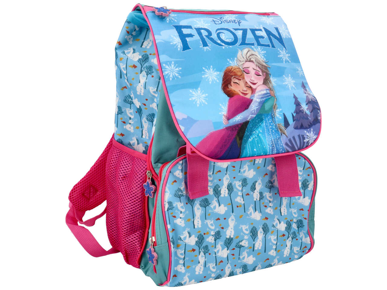 Zaino estensibile Frozen premium in tessuto celeste - MC Group