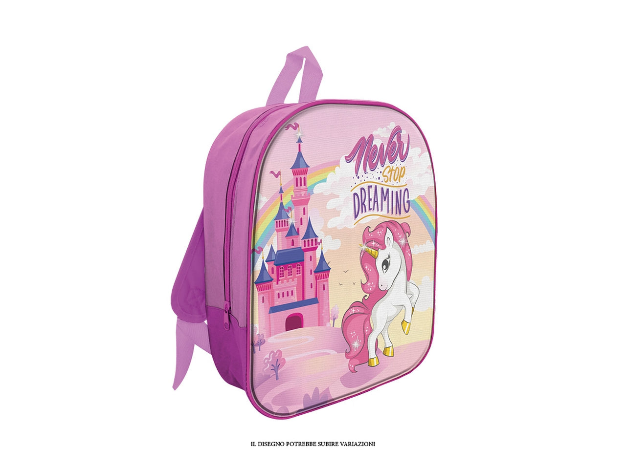 Zaino asilo unicorno 3d con led rosa - Mc Group