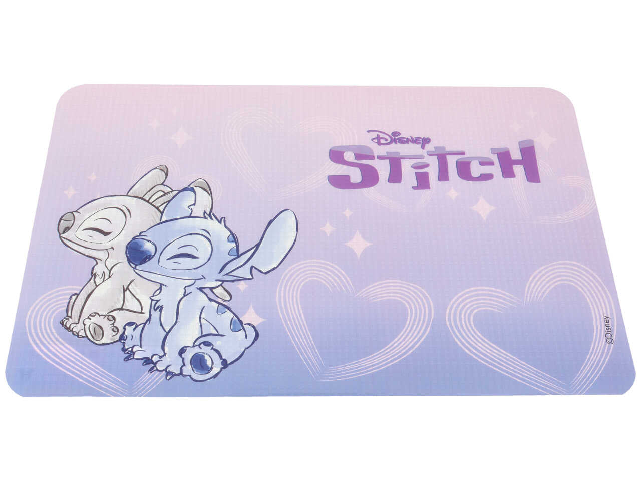 Tovaglietta americana Stitch in plastica rosa e lilla per bambine - Mc Group