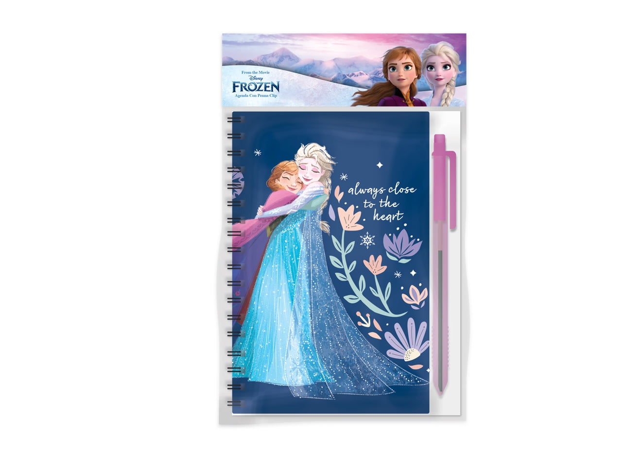 Frozen notes con penna blu 14x11 cm - M.C. srl