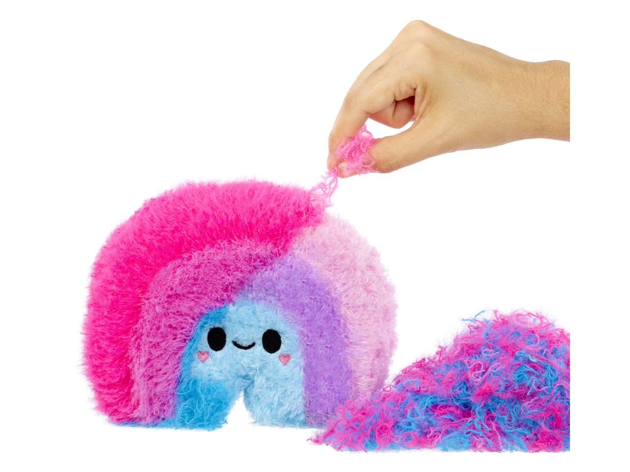 Fluffie stuffiez small plush in sidekick - assortiti