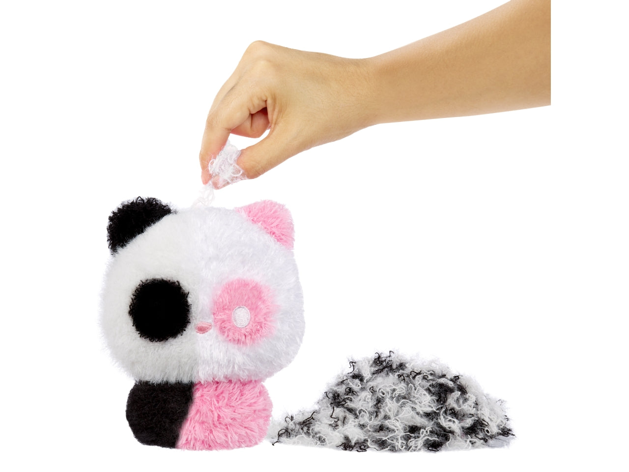 Fluffie stuffiez small plush in sidekick - assortiti