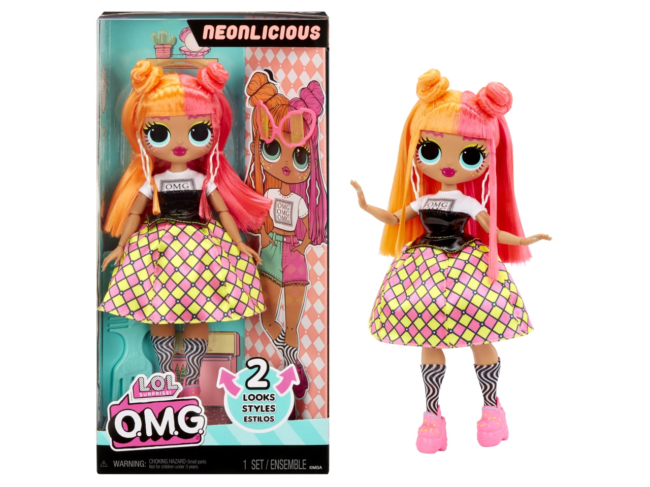L.o.l. surprise omg hos doll - neonlicious $